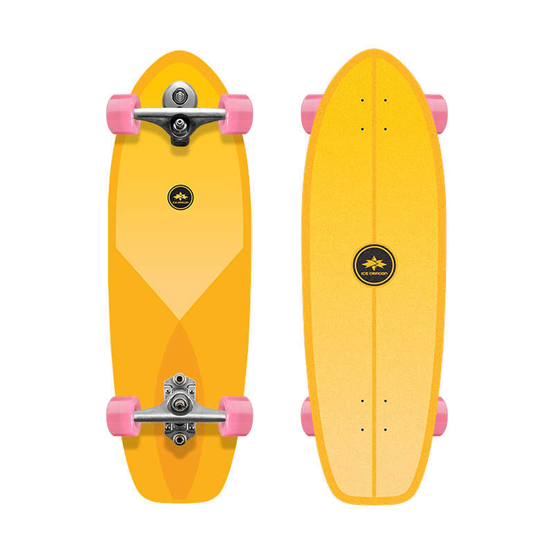 [B9-2.0 SPRING BRIDGE] 32 INCHES - PUGGY ISLAND - PINK WHEEL